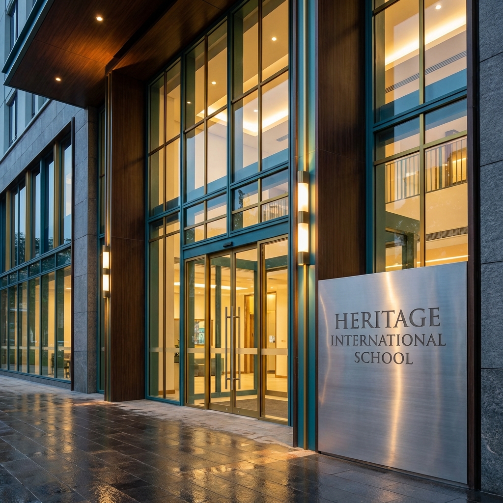 Heritage International School Entrance